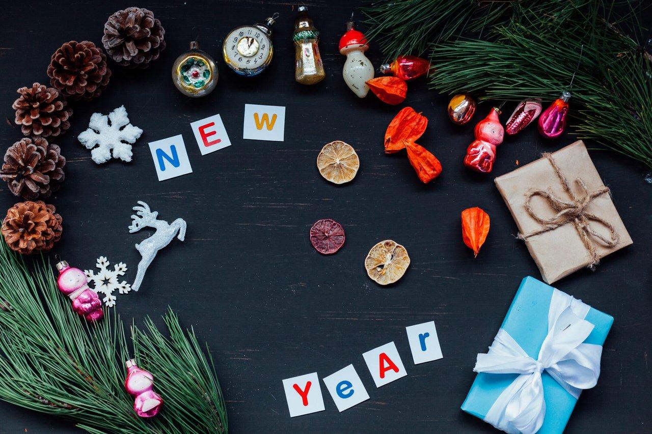 ide caption tahun baru 2025