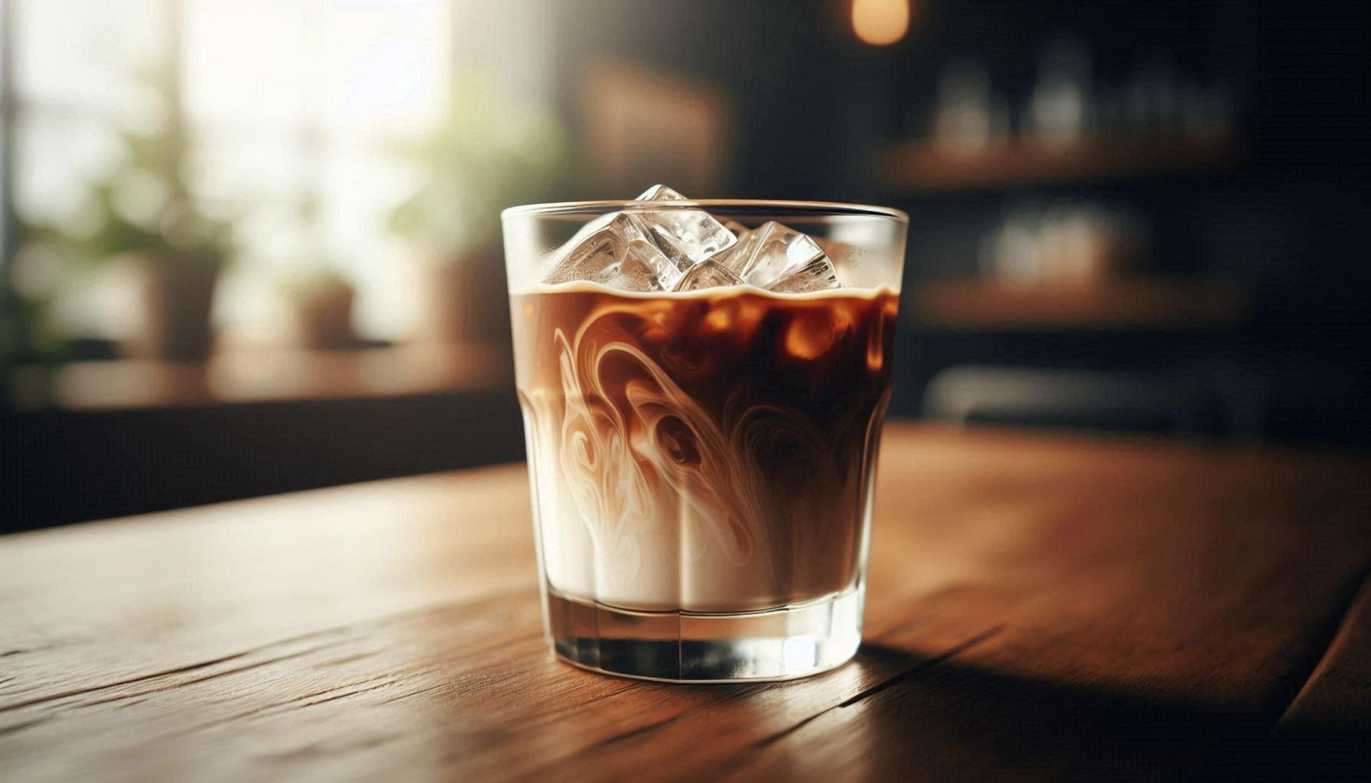 iced latte creamy