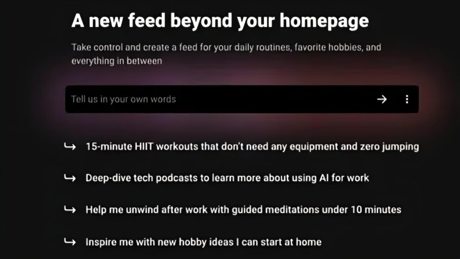 Your Custom Feed
