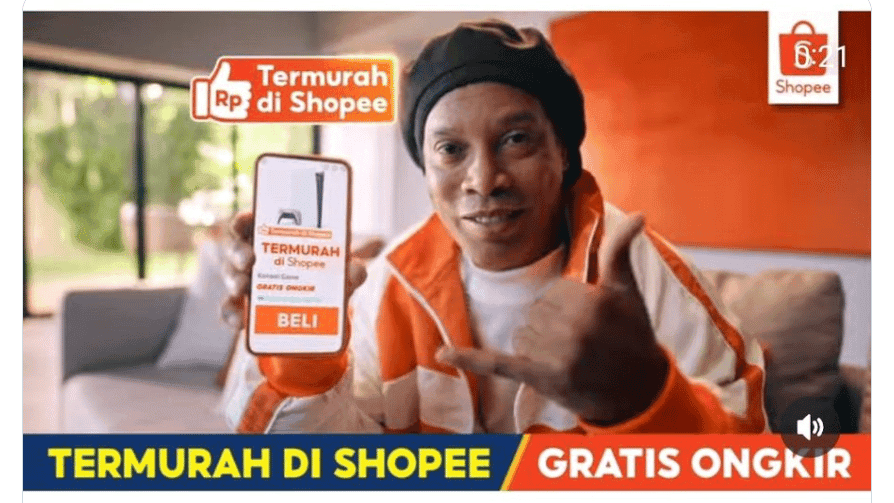 Ronaldinho Shopee