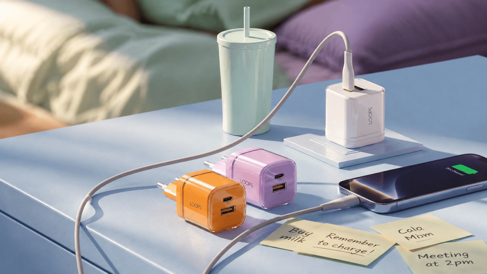 LOOPS Pluggo Charger 30W. Sumber: Erajaya Digital.