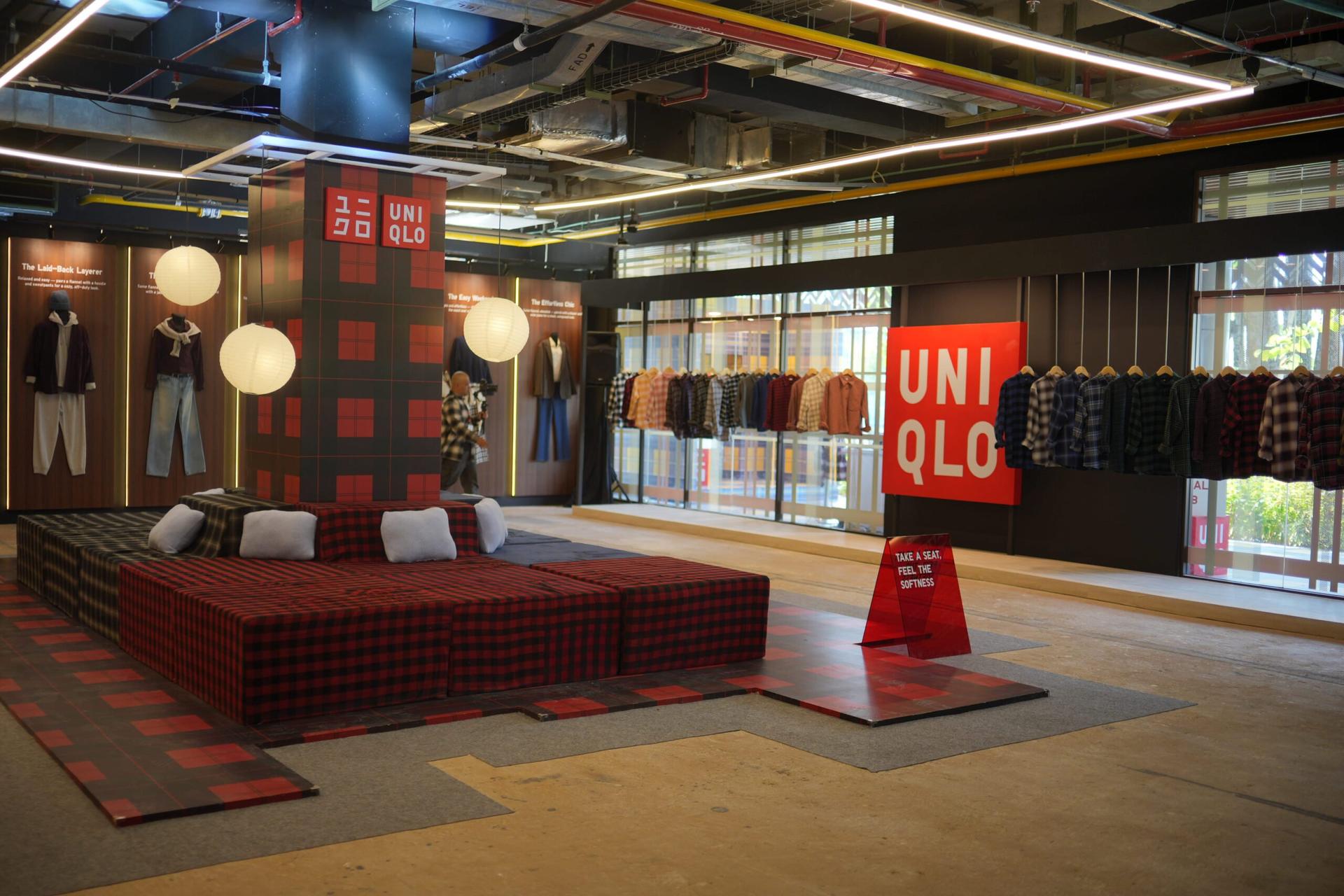 flannel uniqlo