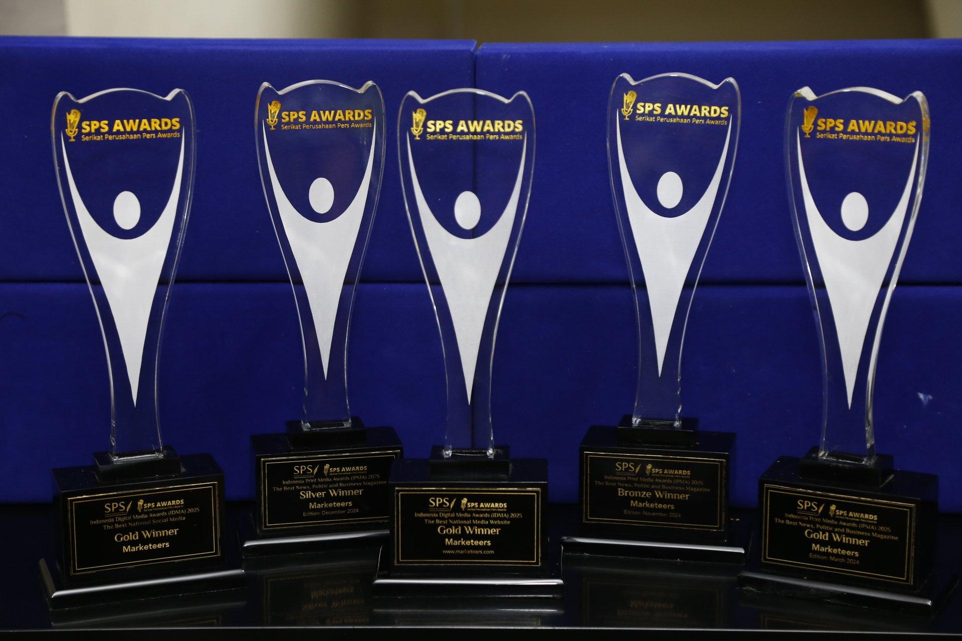 Marketeers Sabet Tiga Medali Emas di SPS Awards 2025