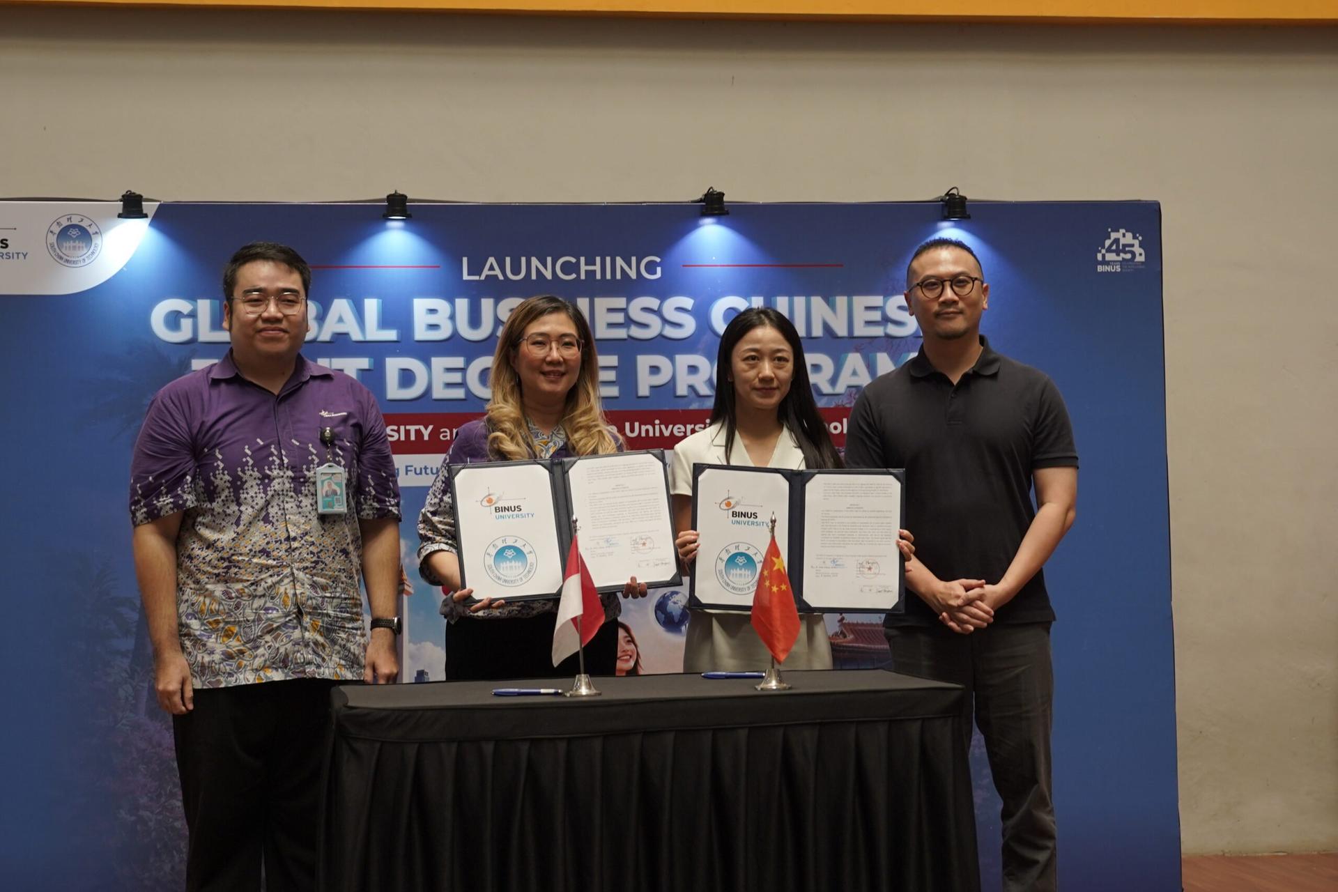 BINUS University Gandeng South China University of Technology, Tawarkan Dua Gelar dalam Empat Tahun