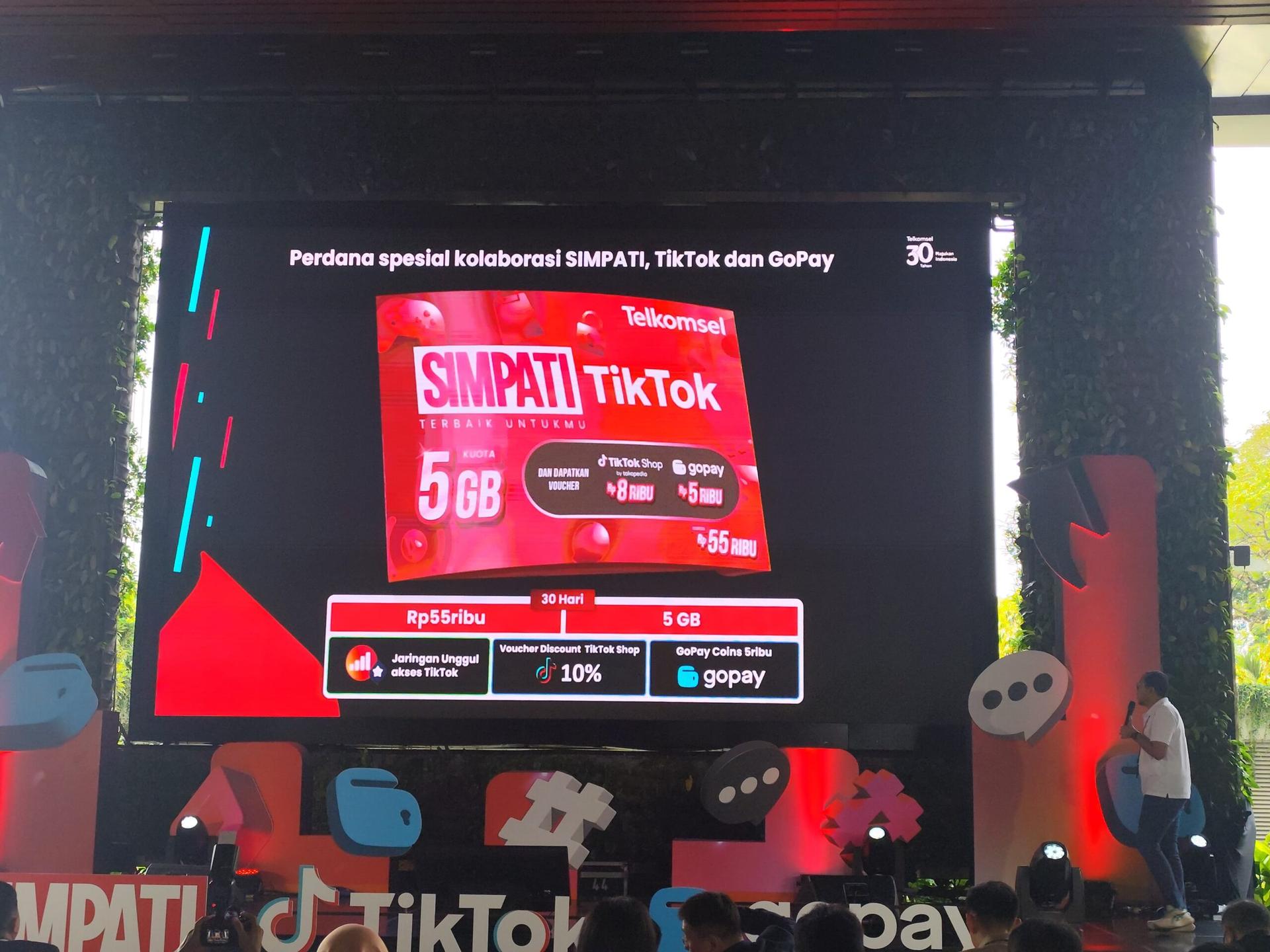 Telkomsel Gandeng TikTok & Gopay Rilis Kartu Perdana Baru, Bidik 1 Juta Pengguna Baru