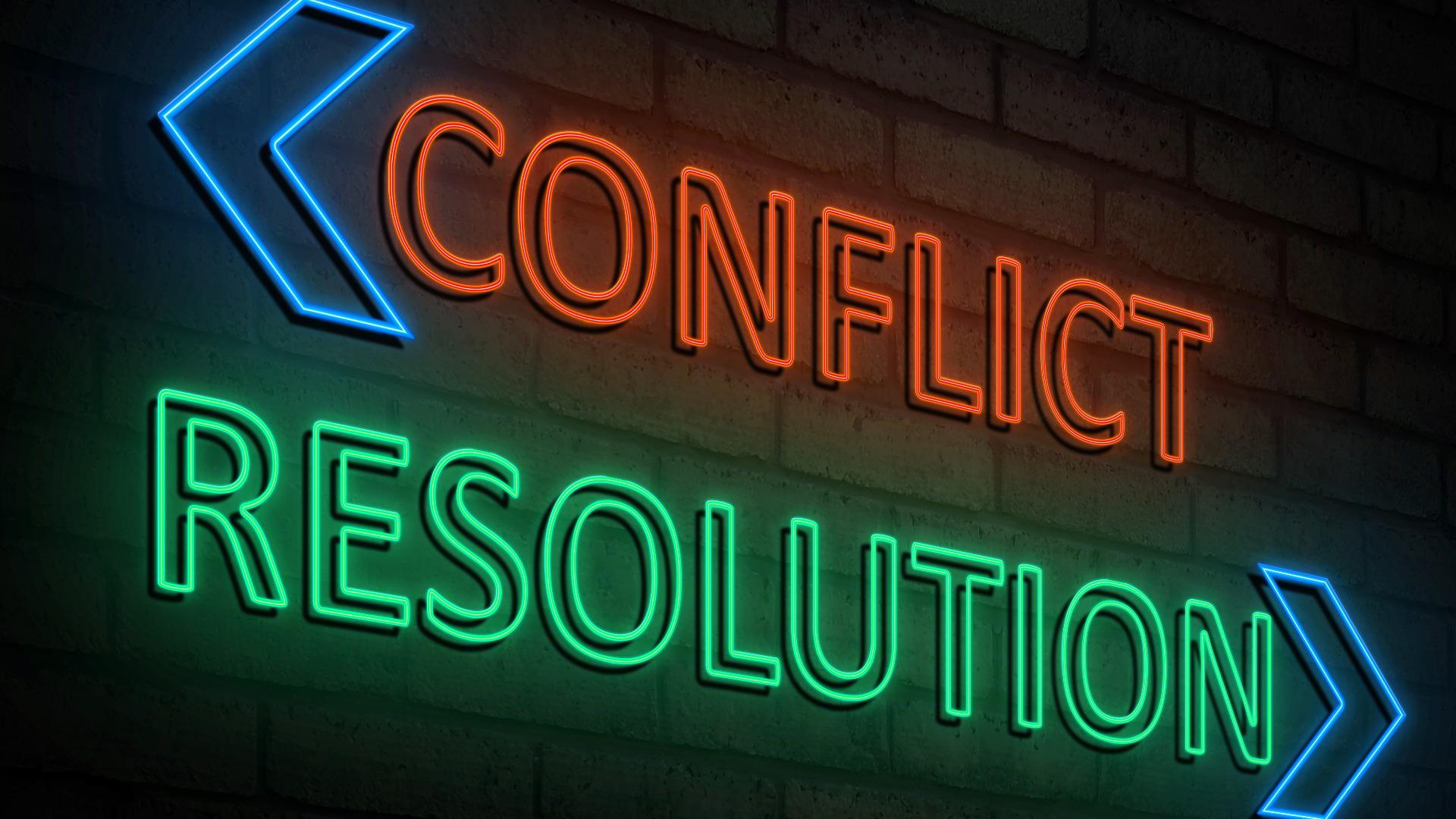 conflict resolution adalah