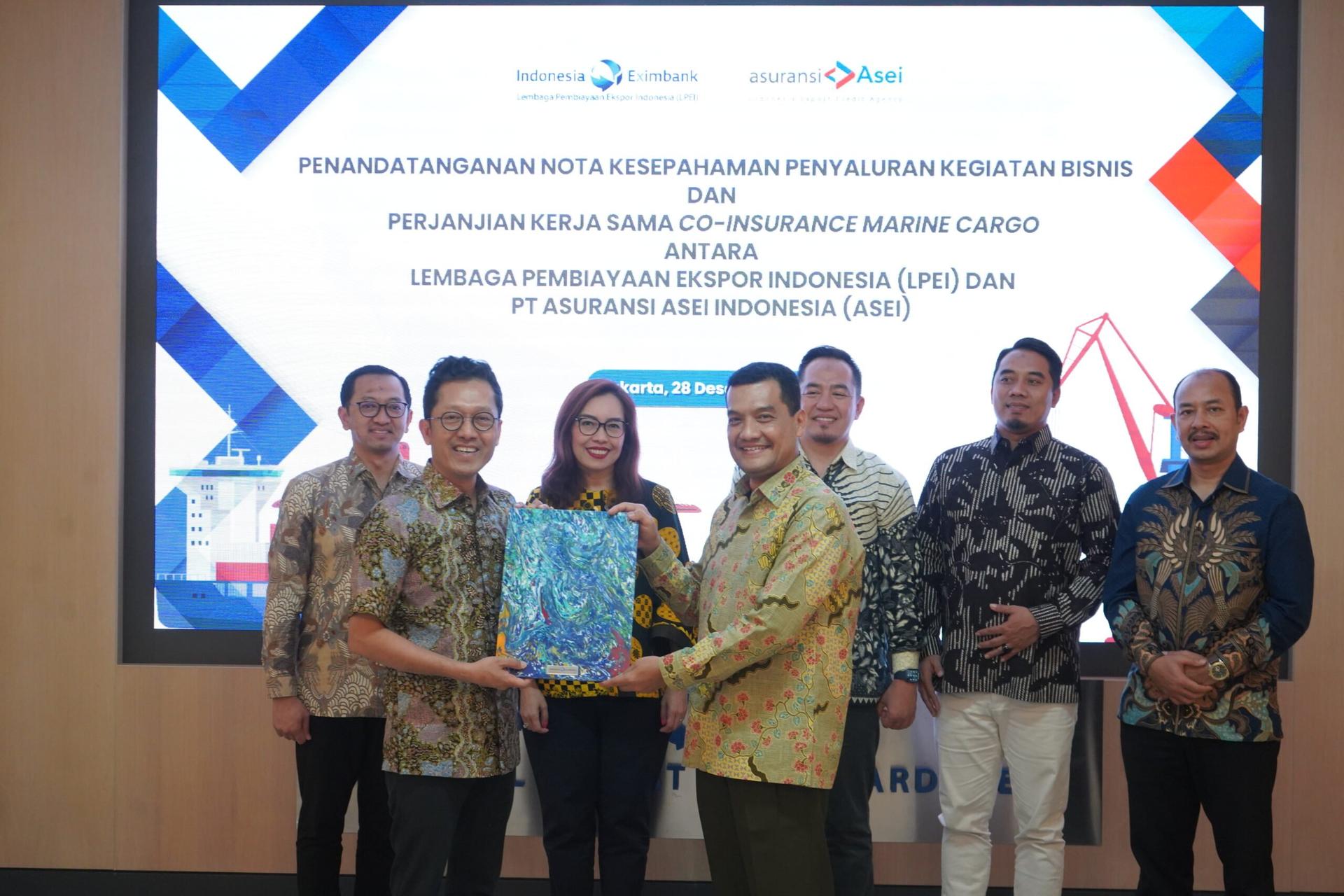 Dorong Pertumbuhan Ekspor, LPEI Gandeng Asuransi Asei