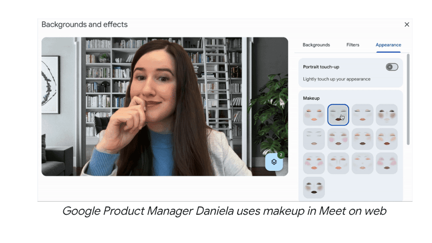 makeup google meet