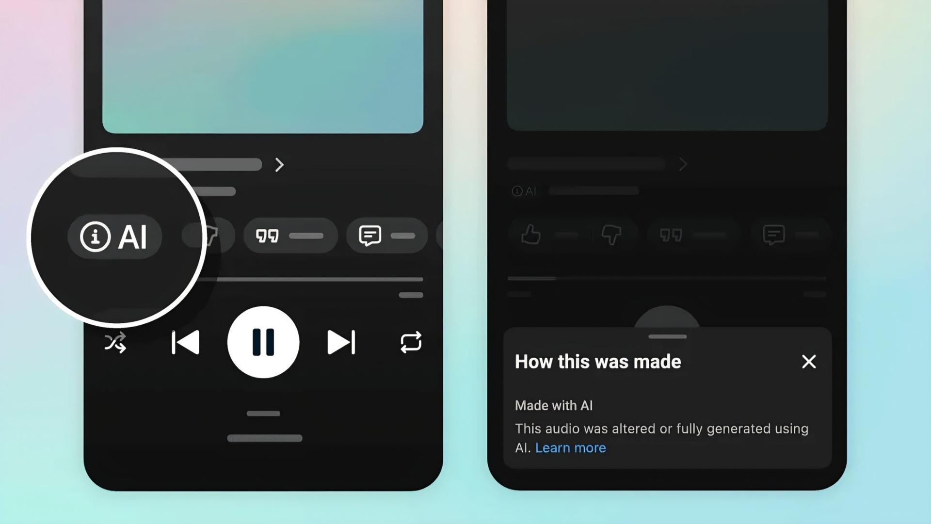 label ai youtube music
