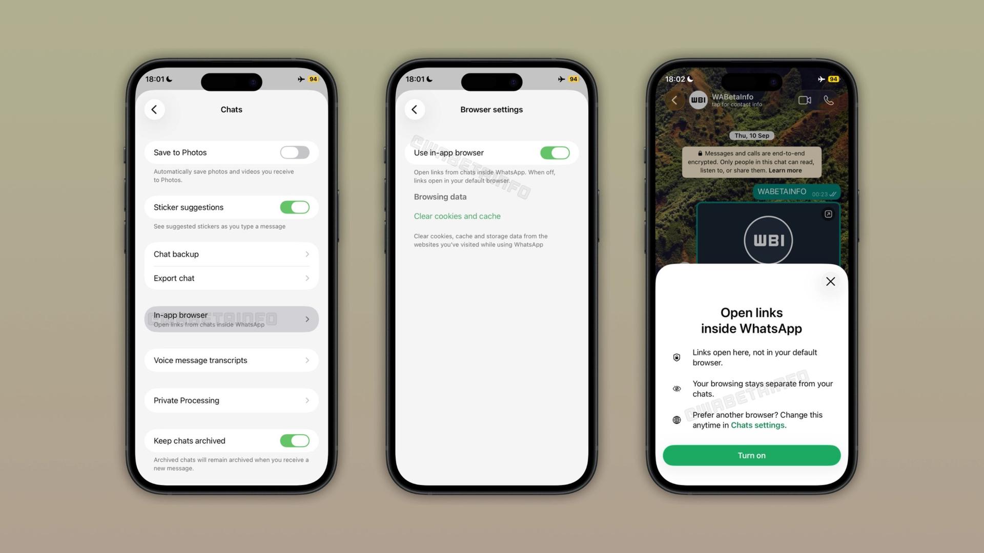 browser internal whatsapp