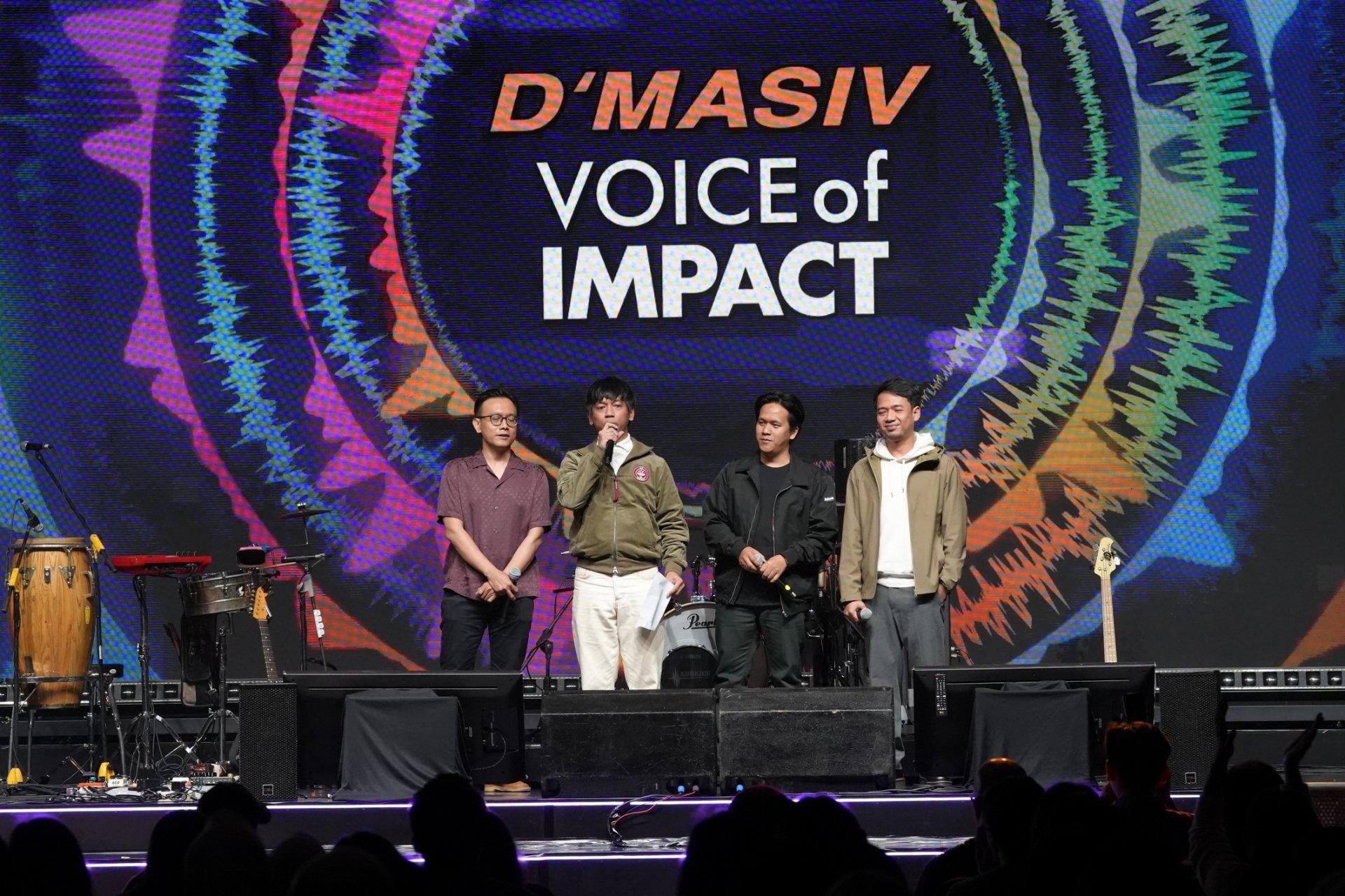 D'Masiv Deklarasikan Diri Sebagai Voice of Impact