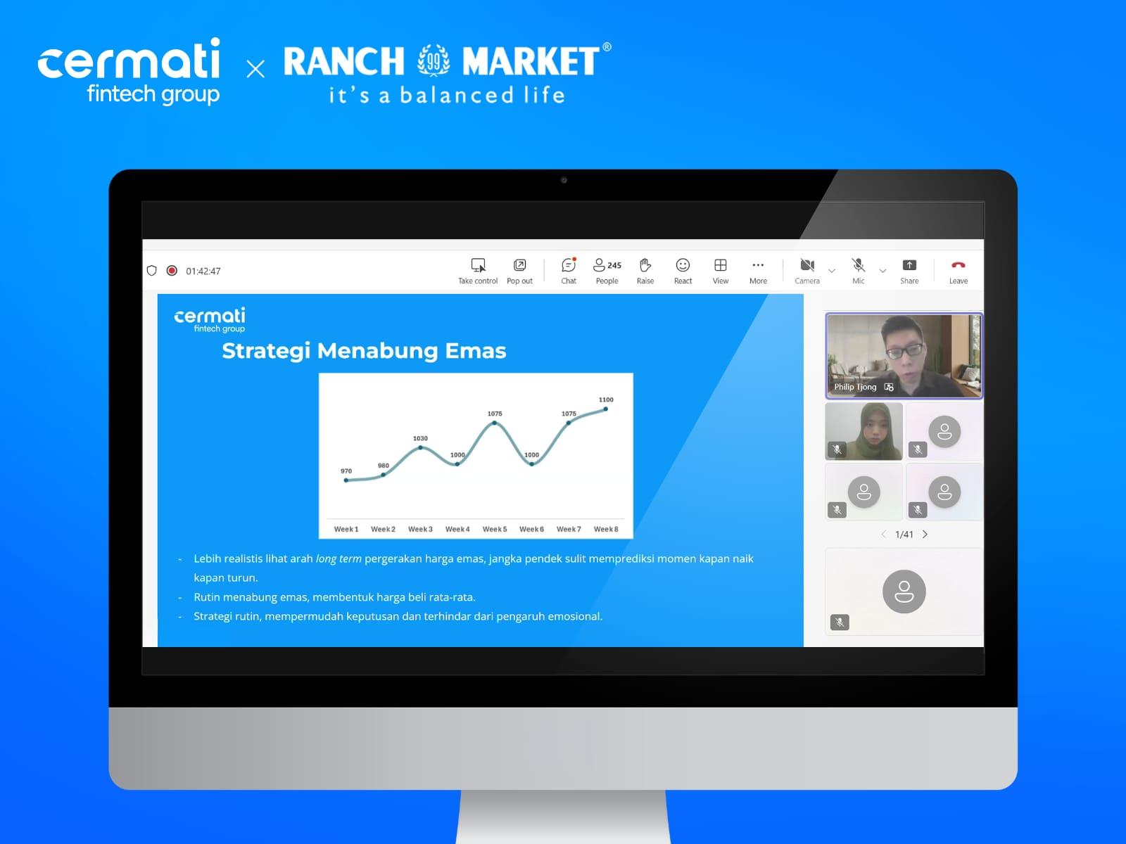 Cermati Fintech Group Gandeng Ranch Market untuk Edukasi Finansial Lewat Program Cermatalks