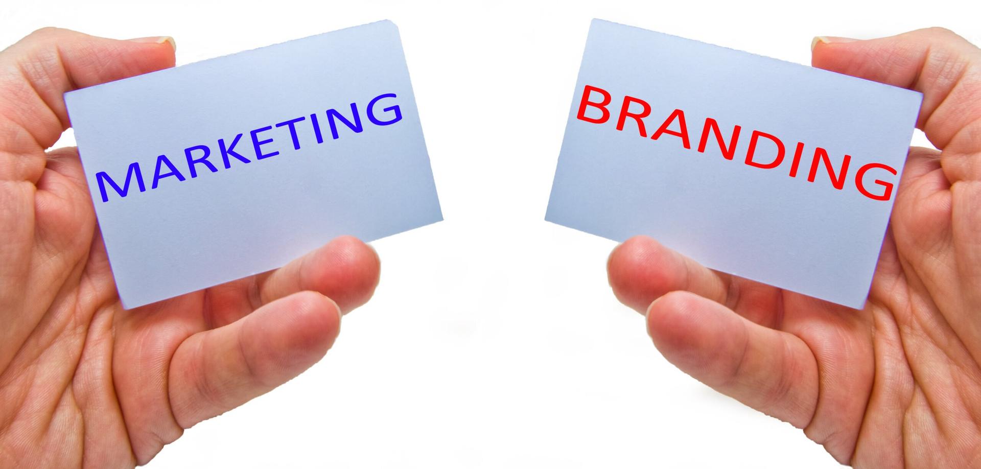 marketing vs branding