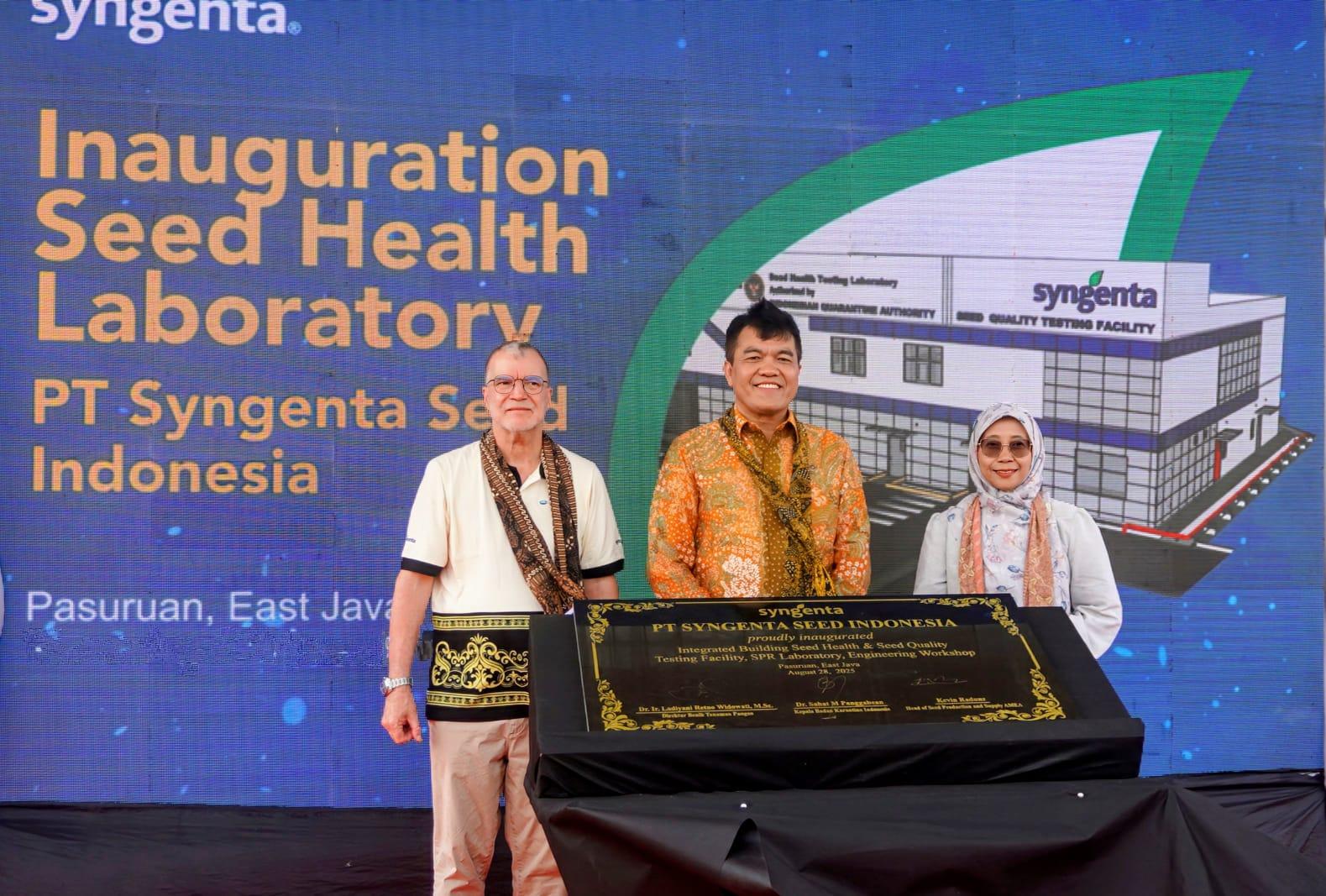 Perkuat Lini Produksi, Syngenta Seed Indonesia Resmikan Laboratorium Karantina