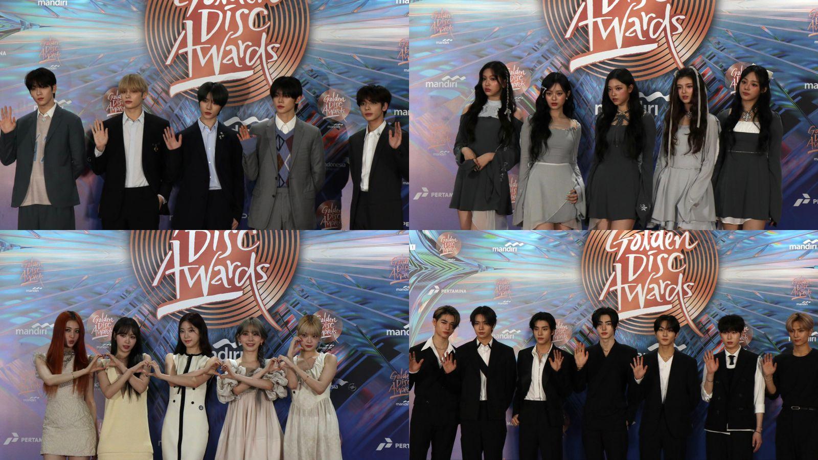 red carpet Golden Disc