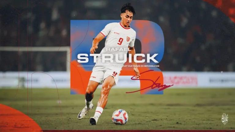 Resmi Gabung Brisbane Roar, Ini Profil Rafael Struick Penyerang Timnas Indonesia