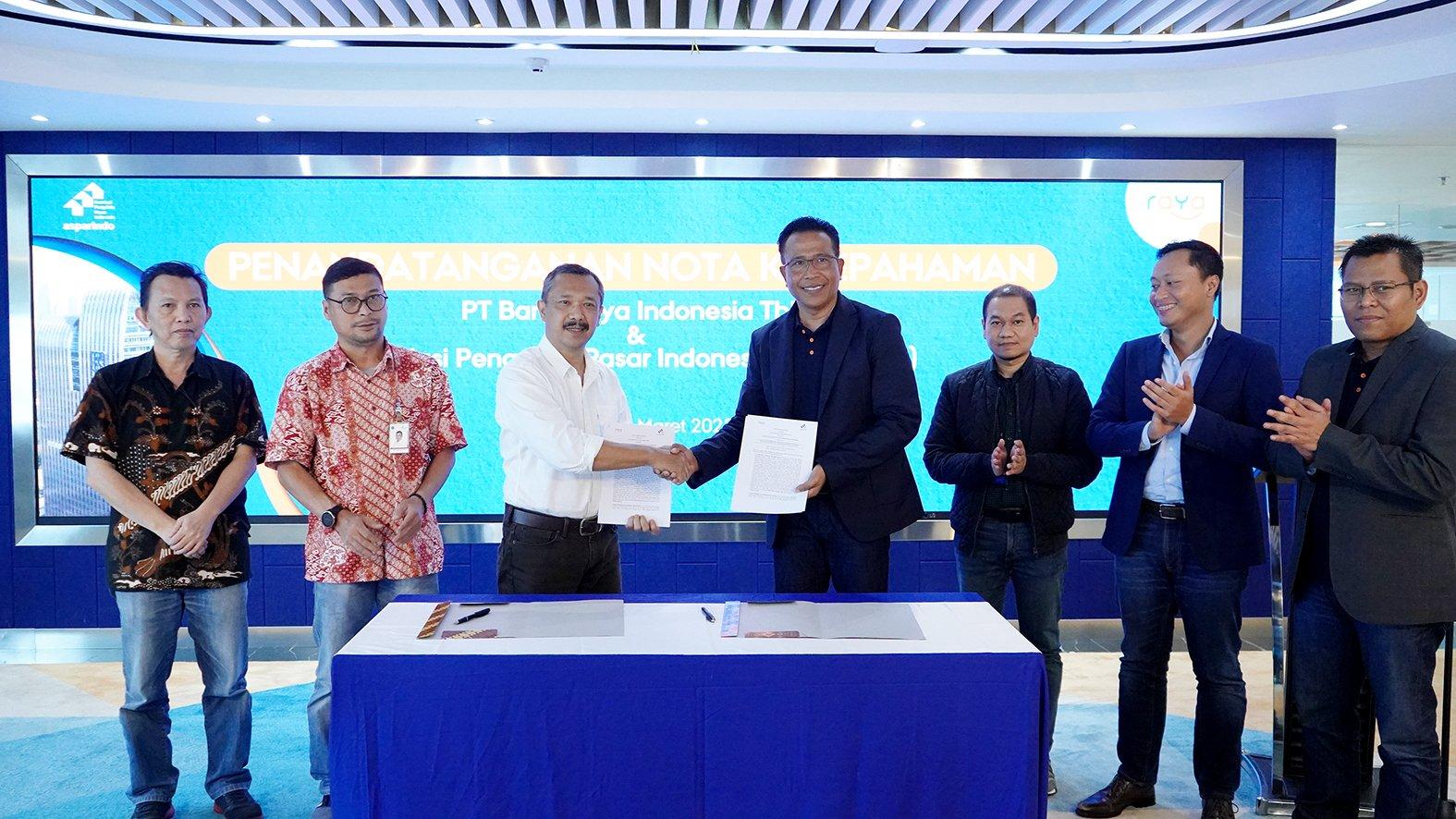 Gandeng Asparindo, Bank Raya Bidik Transaksi Digital Pedagang Pasar