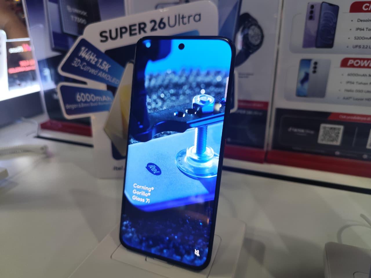 Itel Rilis Super 26 Ultra, Ponsel Tipis dengan Layar 144Hz dan Baterai 6.000 mAh