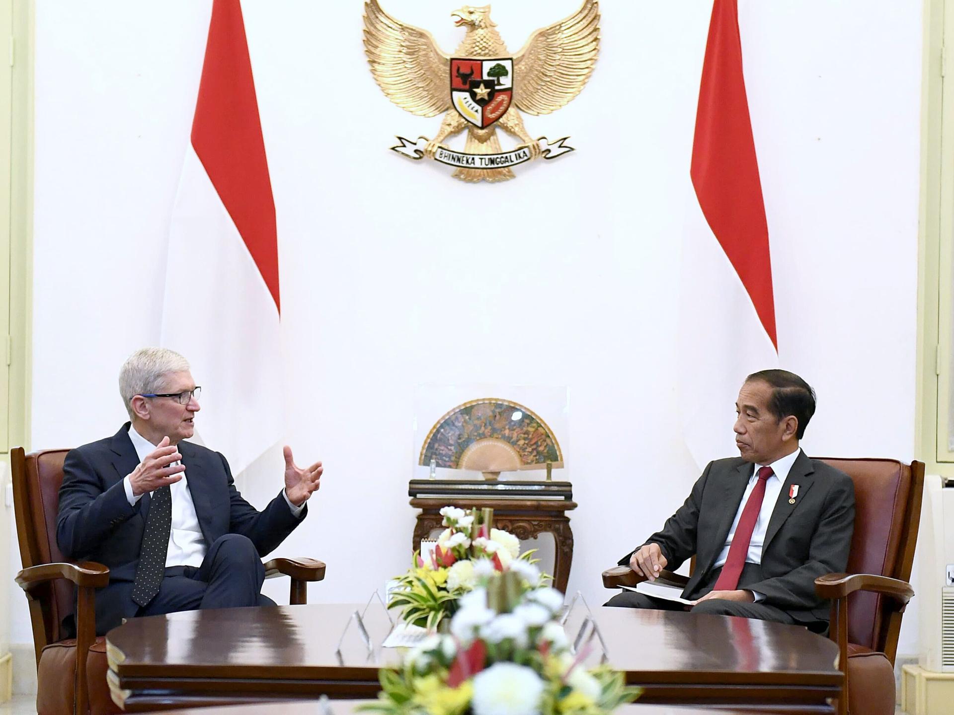 Tim Cook Temui Presiden RI, Ini Poin-poin Yang Dibahas