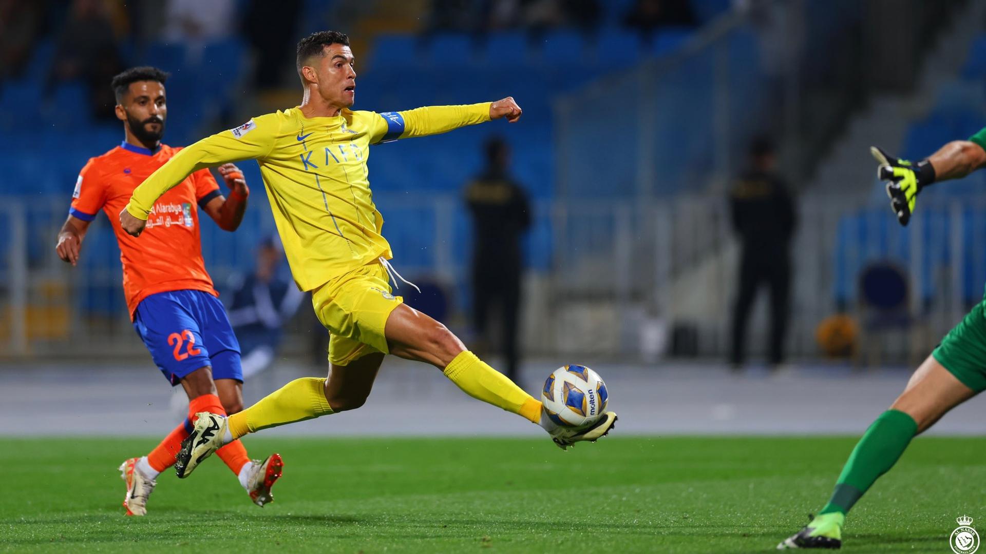 Ronaldo di laga Al Feiha vs Al Nassr
