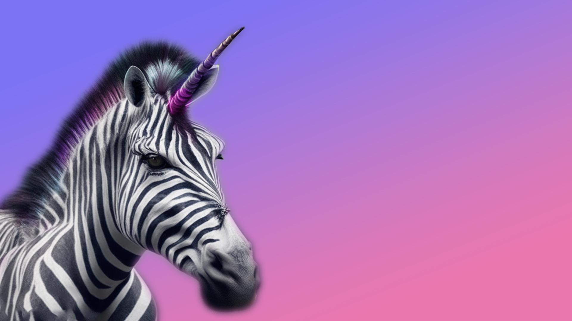 Zebra is the new sexy unicorn