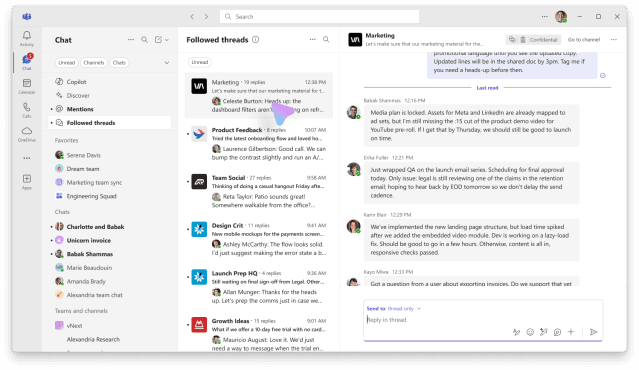 threads Microsoft Teams