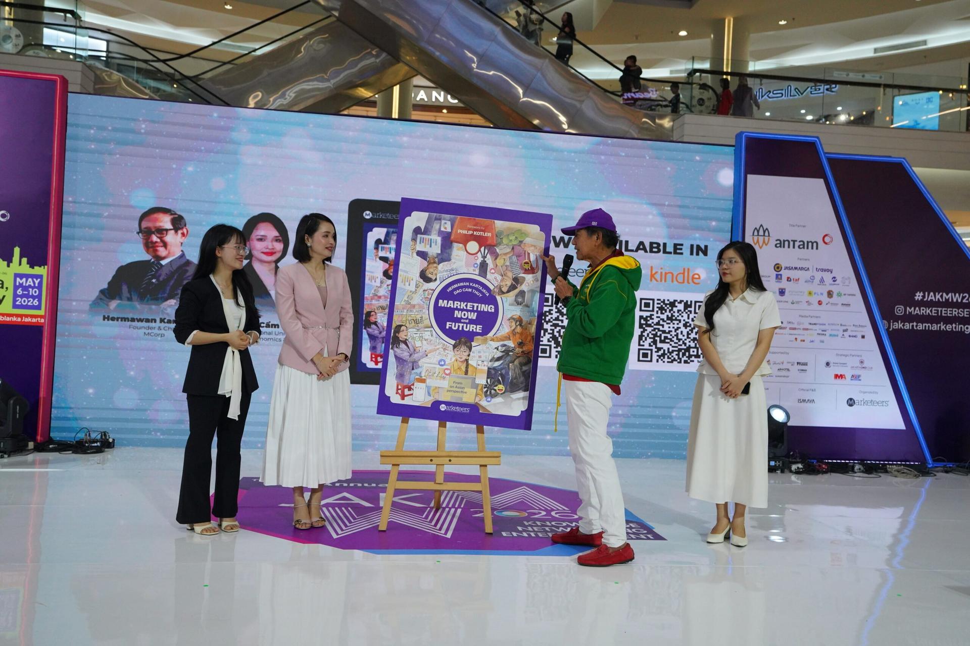 Hermawan Kartajaya dan Dr. Dao Cam Thuy Luncurkan “Marketing Now and Future” di Jakarta Marketing Week 2026, Angkat Perspektif Asia dalam Evolusi Marketing