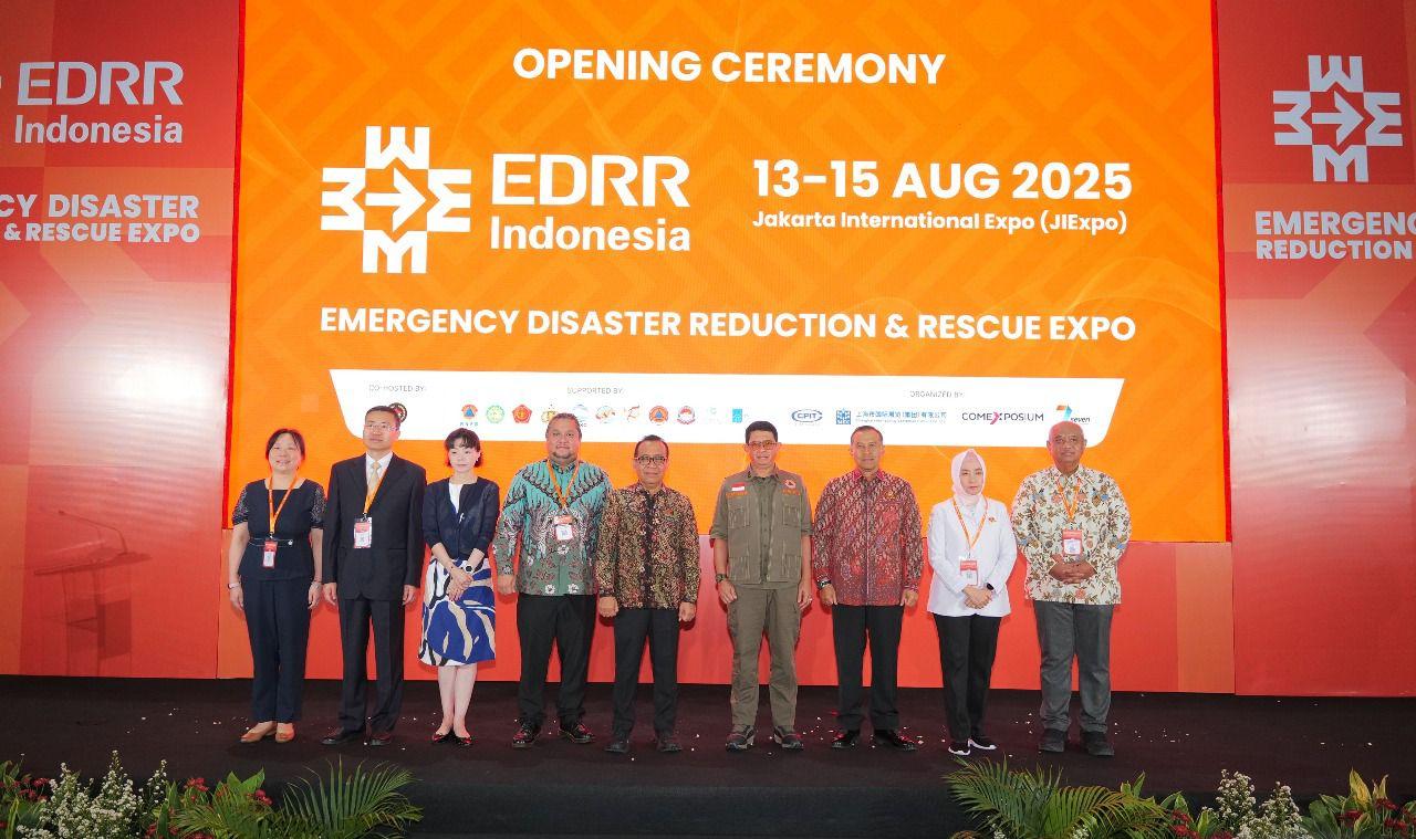 EDRR Indonesia 2025 Resmi Dibuka, Jadi Ajang Kolaborasi Strategis Hadapi Bencana