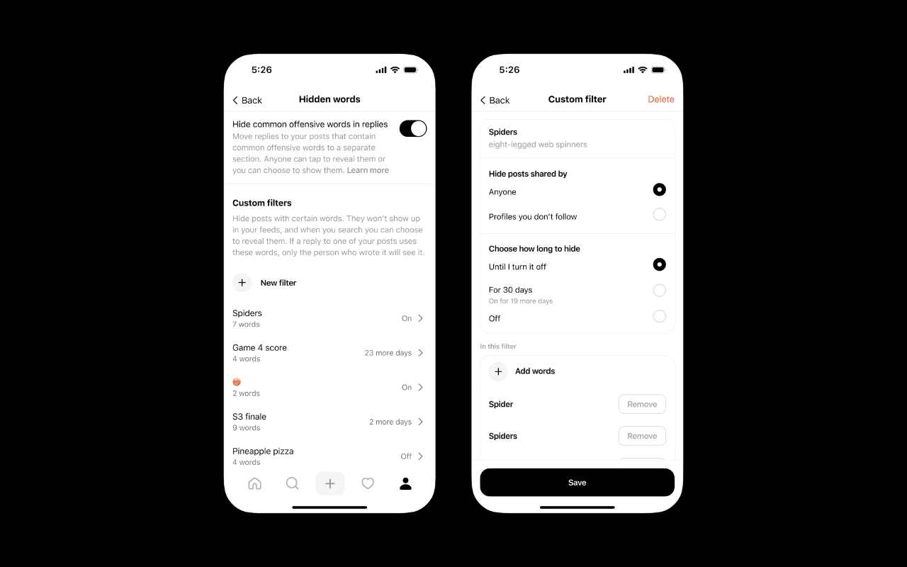 Hidden Words Threads