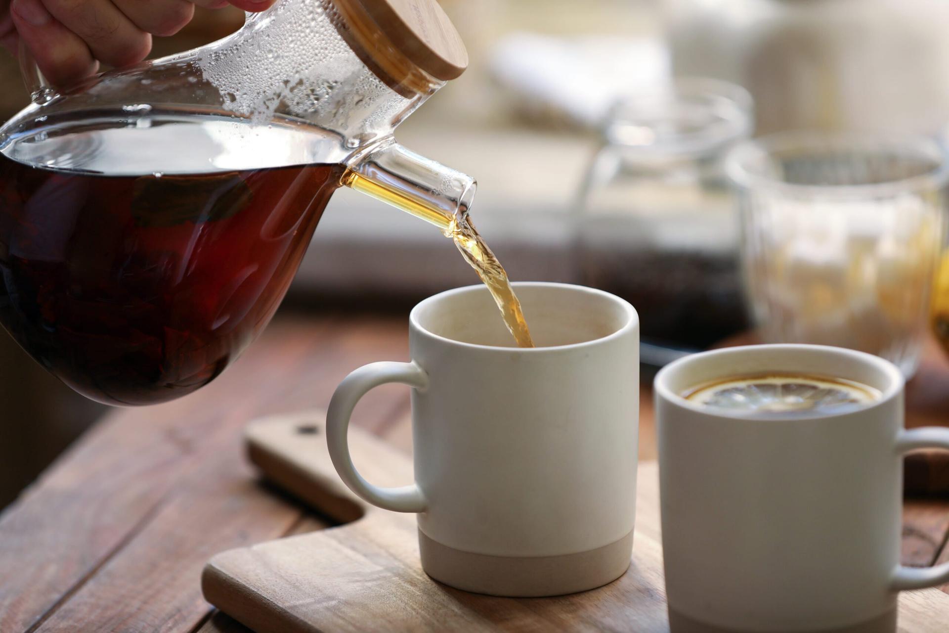 campuran teh dan kopi