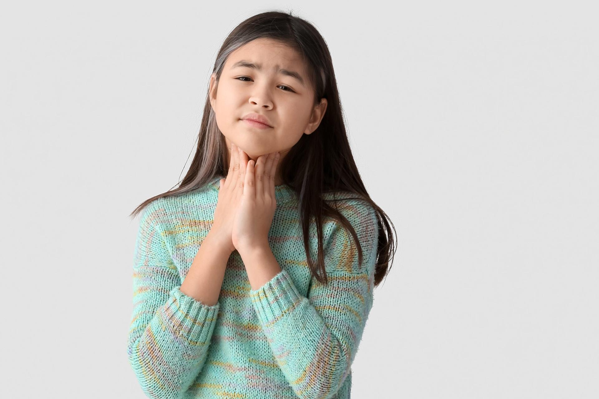 Anak radang tenggorokan