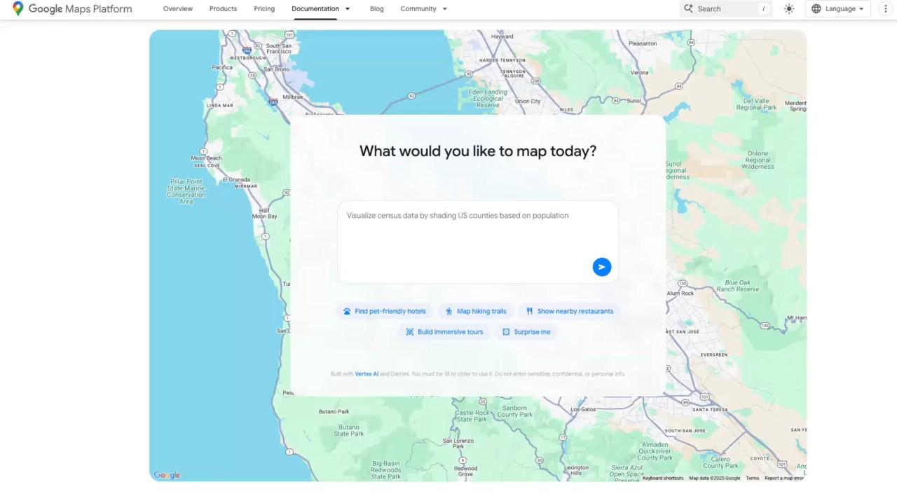 fitur pengembang google maps