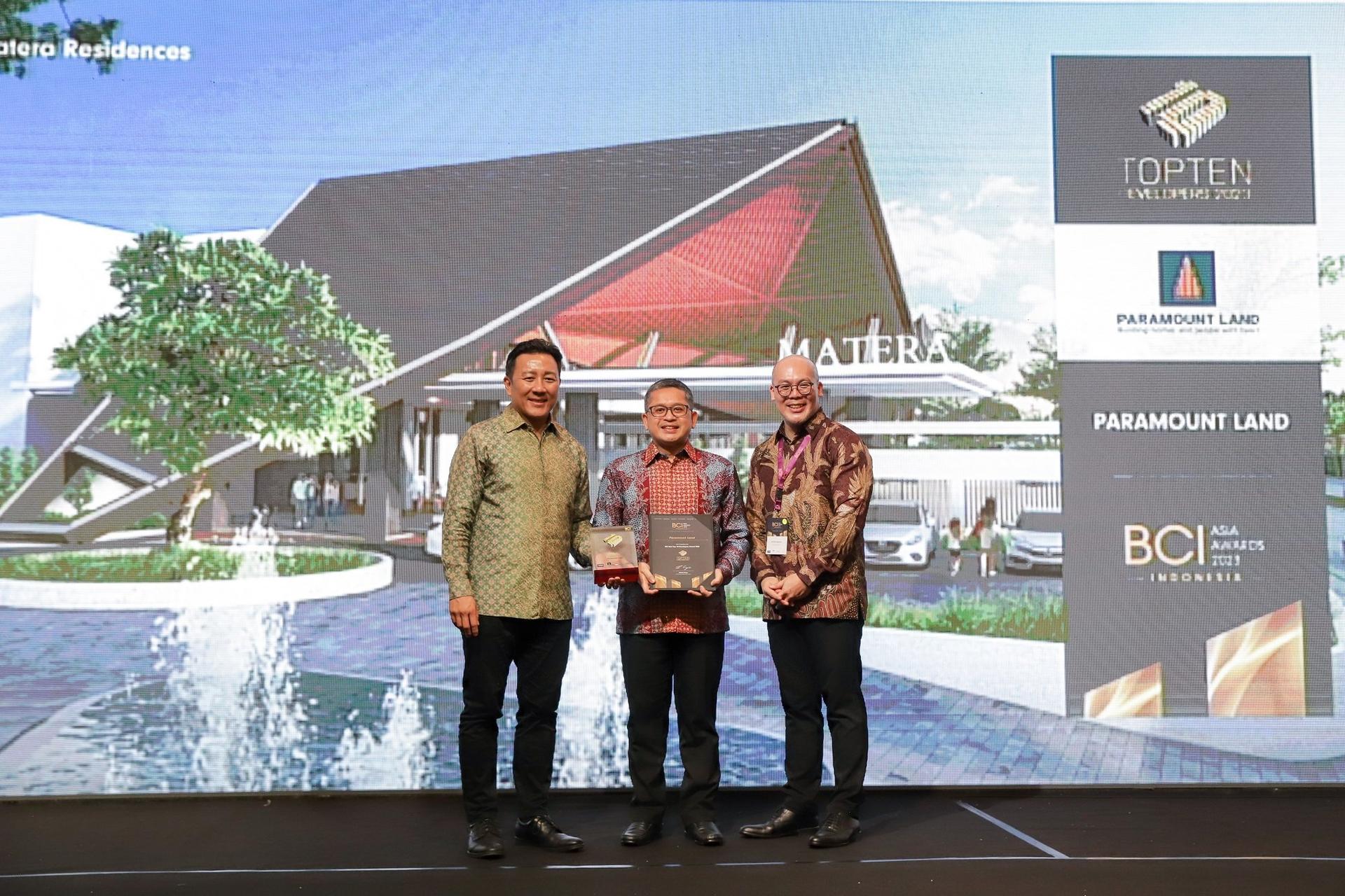 Paramount Land BCI Asia Award