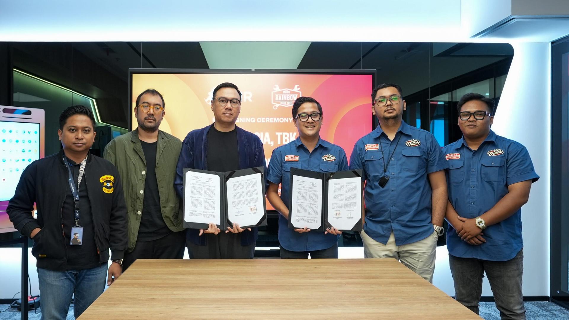 Rambah Sektor Otomotif, WIR Group Gandeng Rainbow Moto Builder