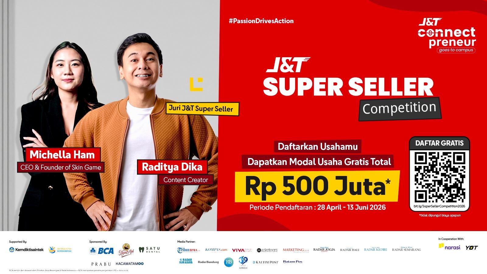 Untuk menjembatani celah tersebut, J&T Express hadir melalui J&T Super Seller Competition. 