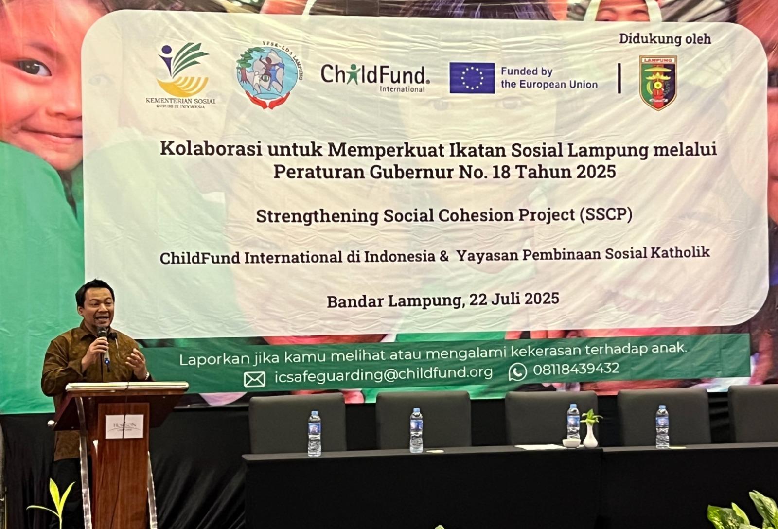 ChildFund dan Pemprov Lampung Luncurkan Pergub Perdamaian Pertama di Indonesia