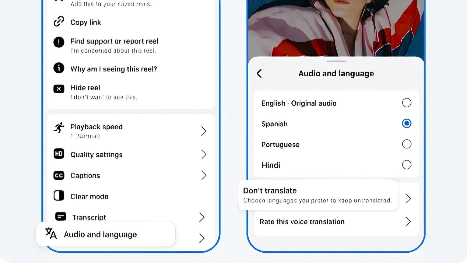 AI Translation Reels
