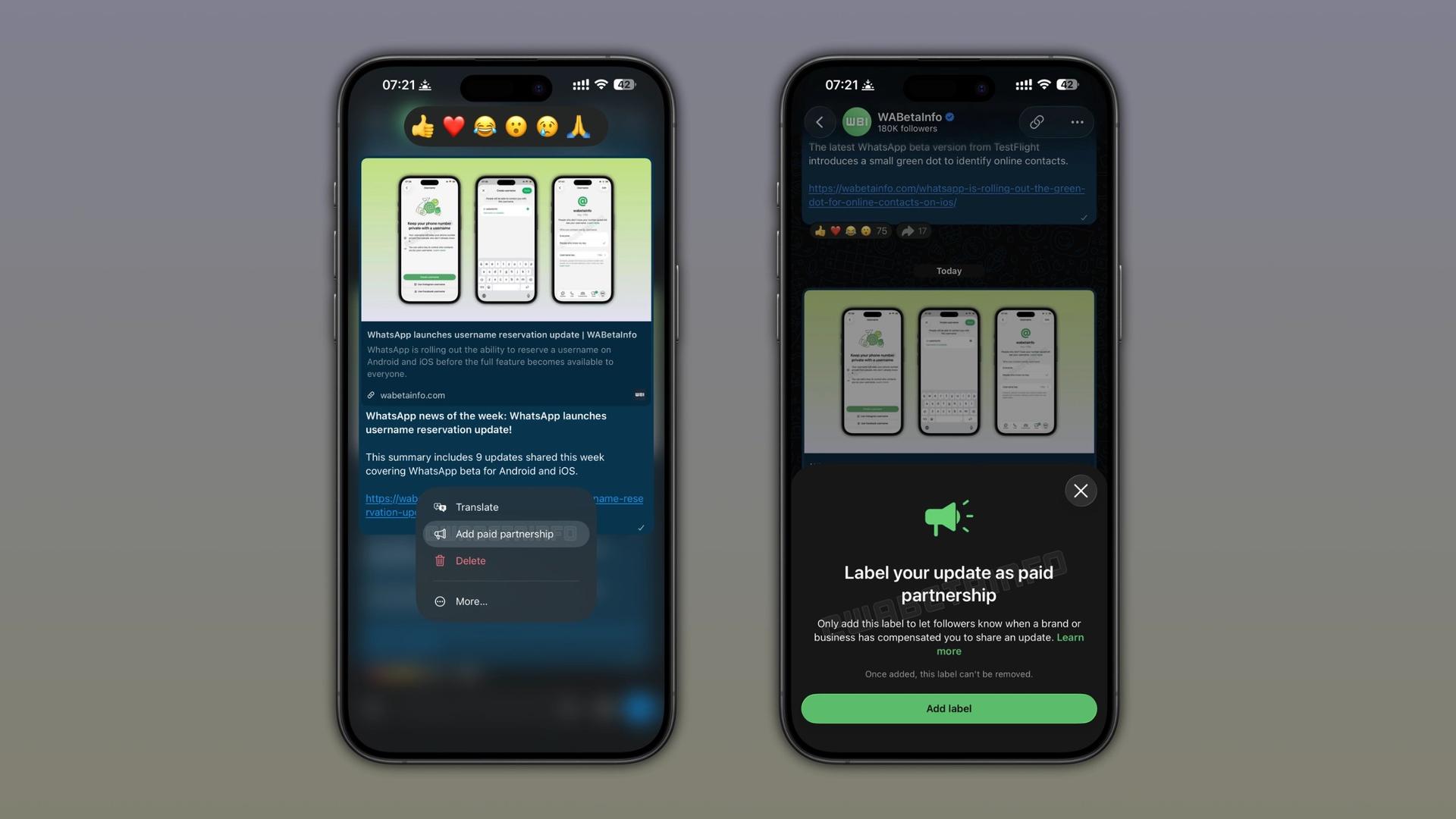 Paid Partnership WhatsApp