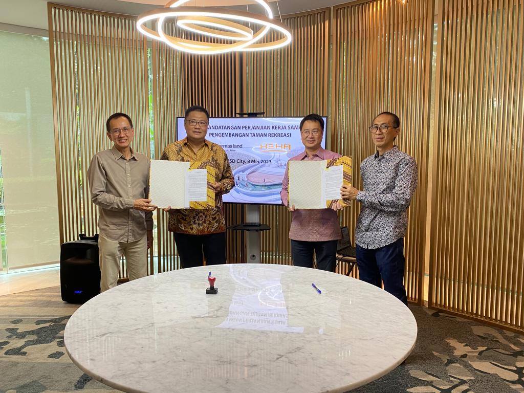 Kembangkan Taman Rekreasi, Sinar Mas Land Gandeng HeHa Group