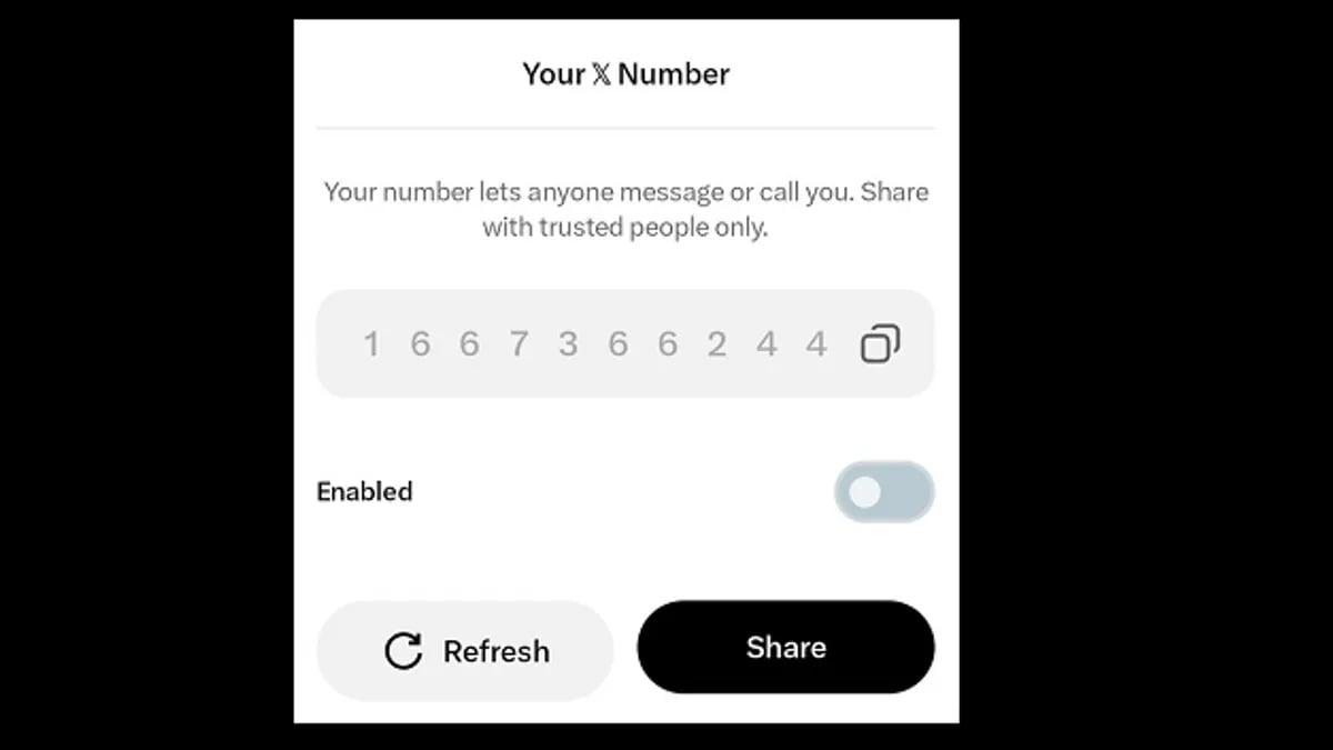 X Number