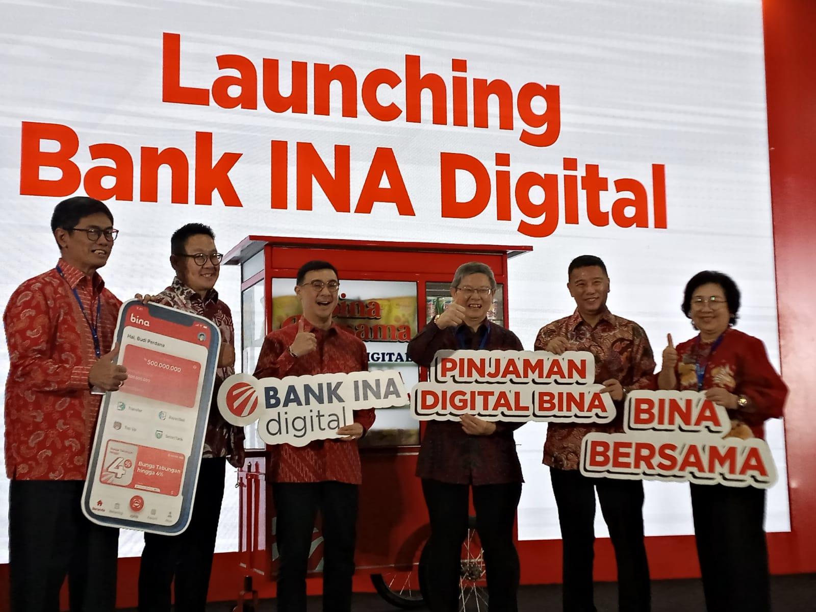 Bidik Transaksi UKM Indonesia, Bank Ina Rilis Layanan Perbankan Digital