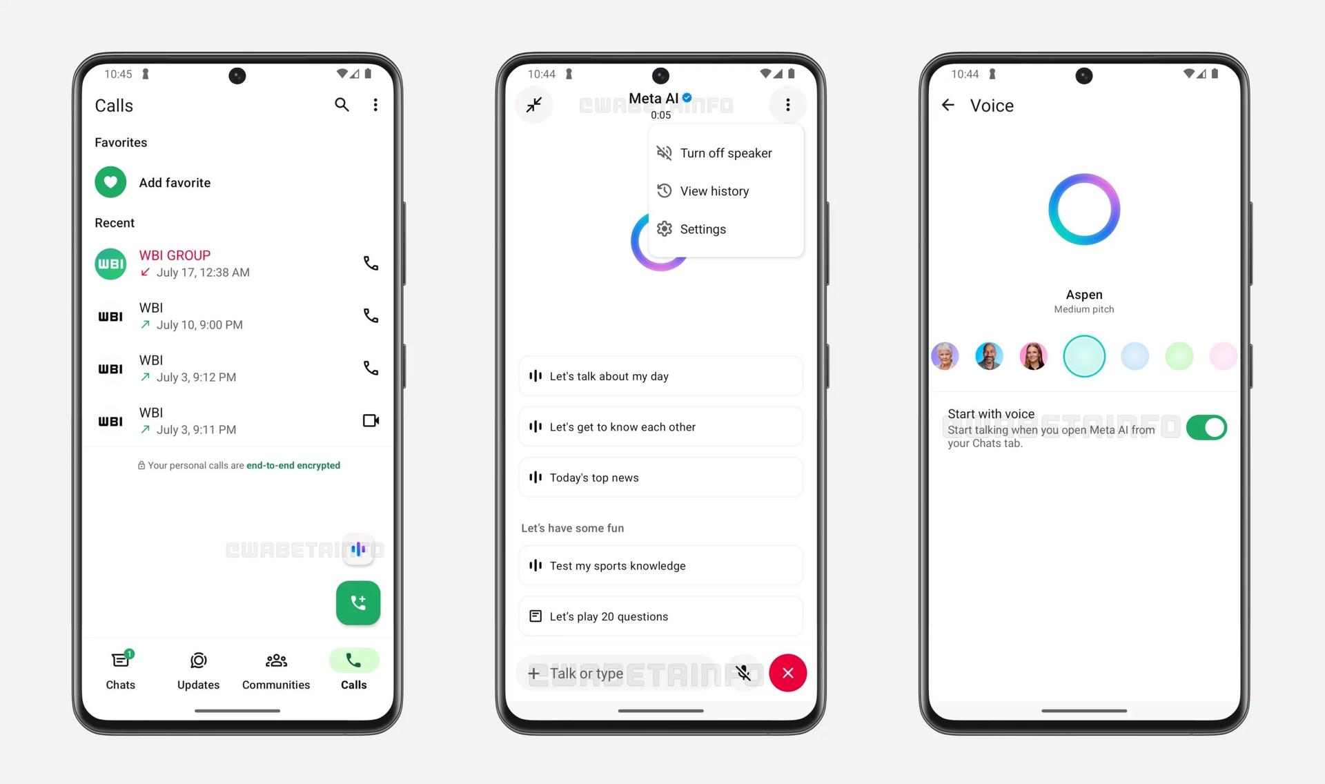 obrolan suara meta ai