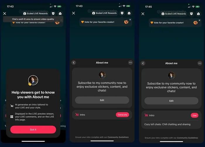 fitur ai tiktok live