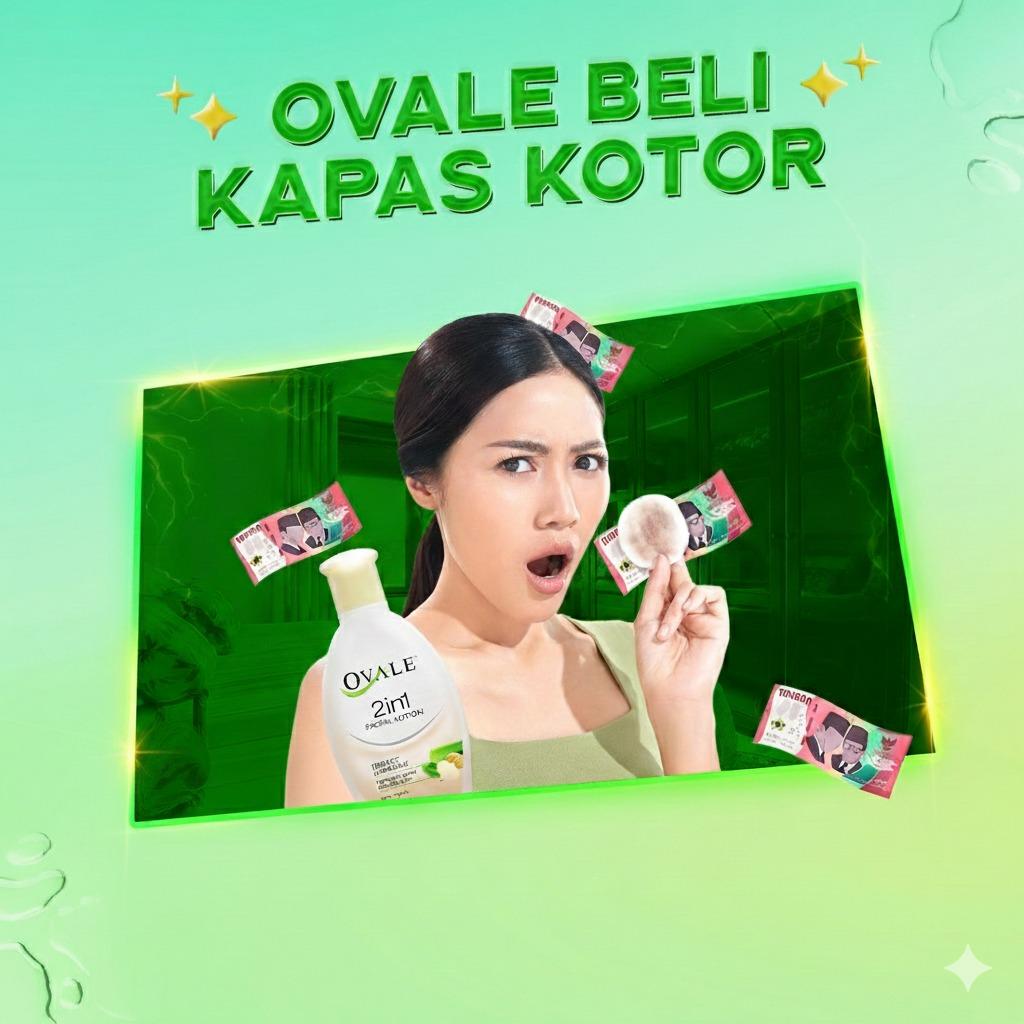 OVALE Bayar Kapas Kotor Konsumen: Cara Unik Buktikan Efektivitas Produk dan Semangat Eco-Living