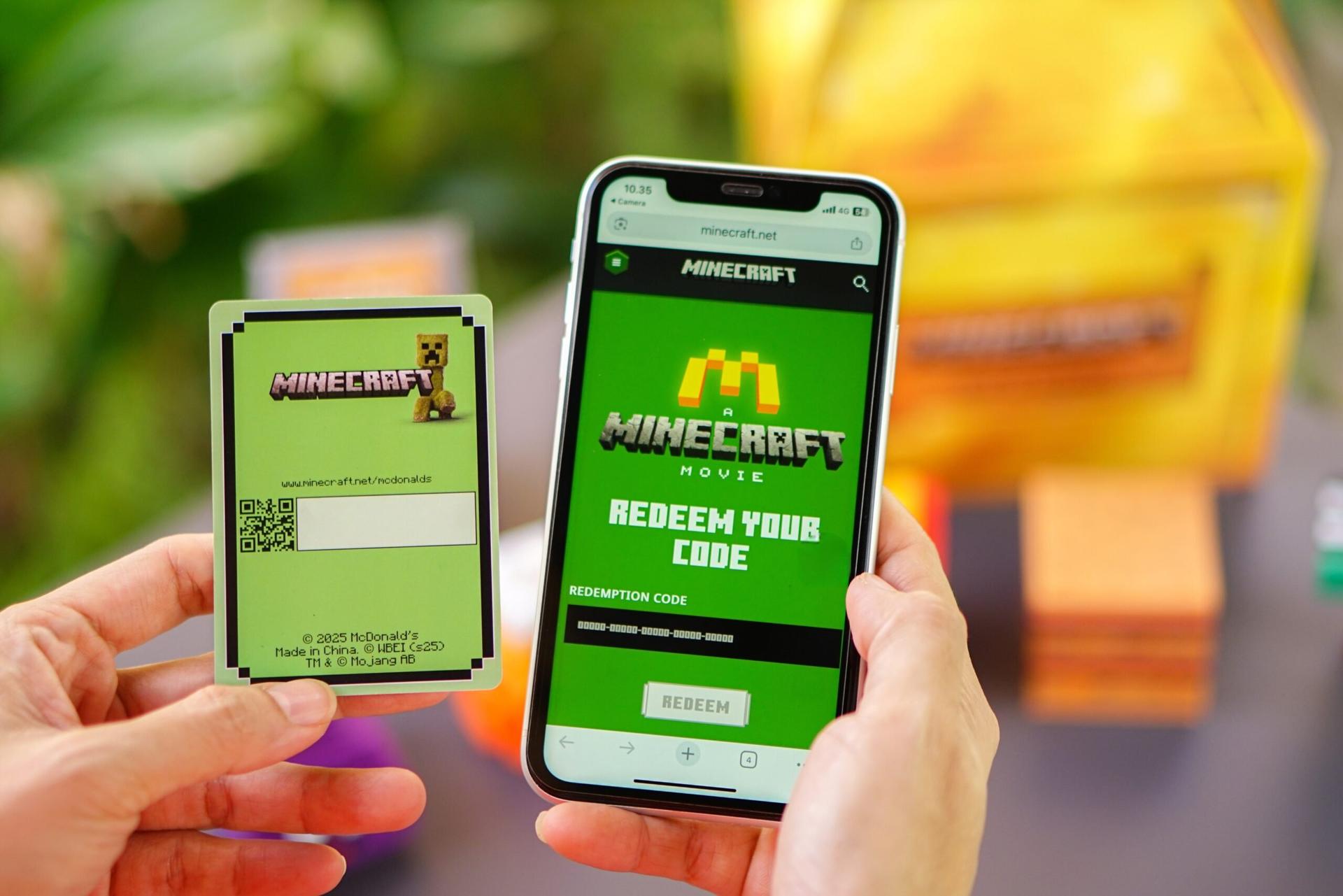 Dompleng Tren, McDonald's Rilis Menu Baru Kolaborasi Dengan Minecraft