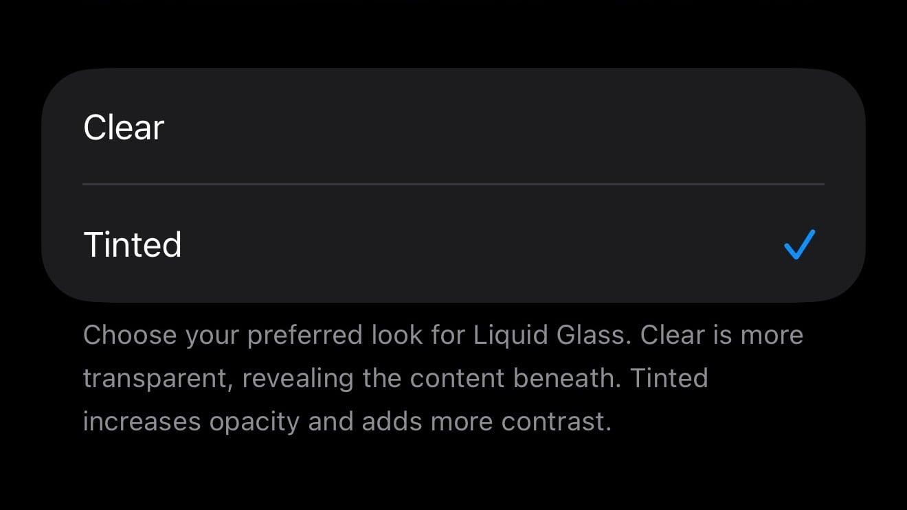 transparansi Liquid Glass