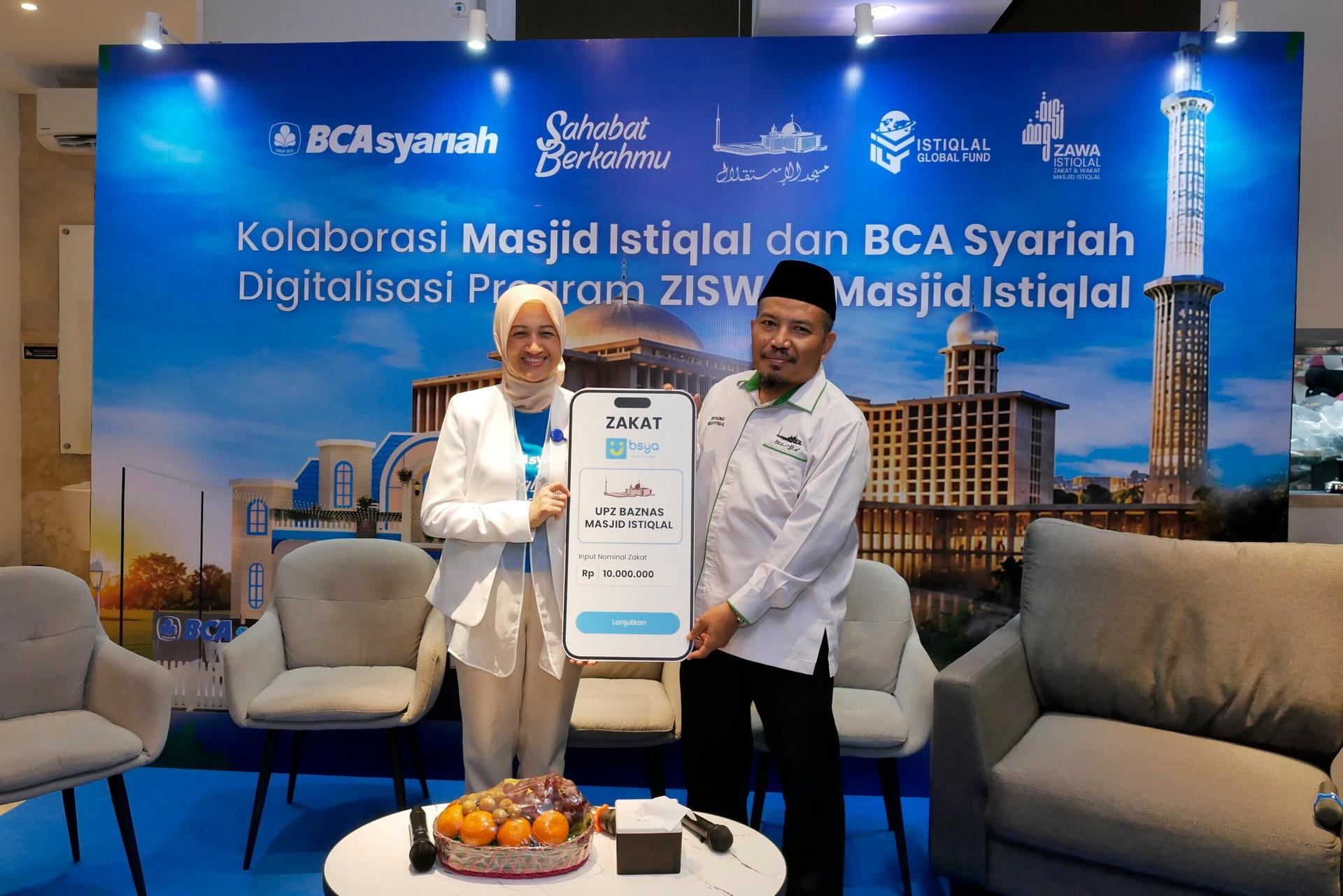 BCA Syariah Gandeng Masjid Istiqlal, Perkuat Inklusi Keuangan Syariah Lewat Digitalisasi ZISWAF