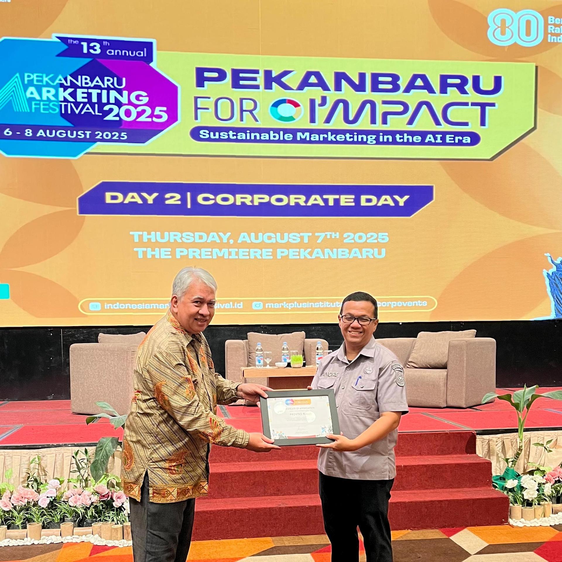 Pekanbaru Marketing Festival 2025 Tekankan Pentingnya Inovasi dan Pemasaran untuk Daya Saing Riau