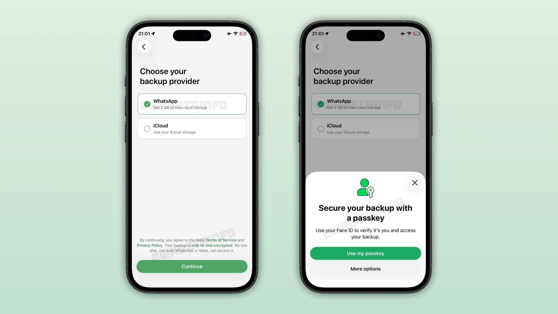 backup chat whatsapp iphone