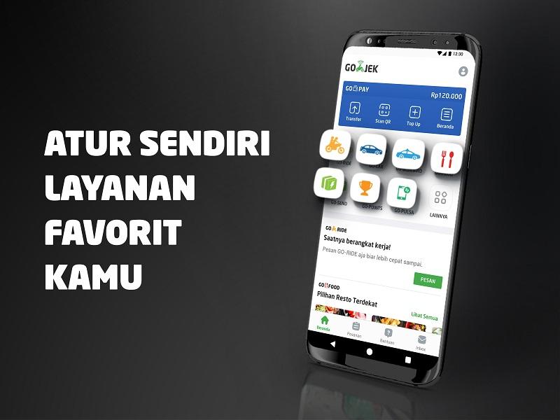 Tampilan Baru Go-Jek